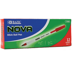 Nova Red Color Stick Pen