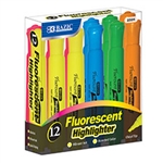 Asst Color Desk Style Fluorescent Highlighters