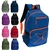 17 Inch Classic Bungee  Backpacks in 8 Assorted Colors