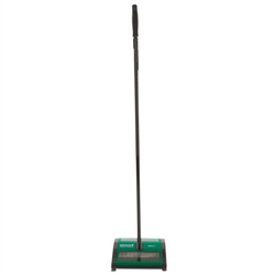 BISSELL BigGreen Commercial BG21 Sweeper with 2 Rows of Rubber Rotors, 7-1/2" Cleaning Path, Green