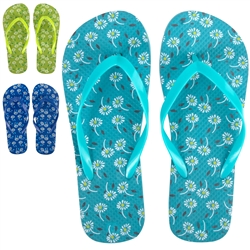 Wholesale Womens Flip Flops Flowers